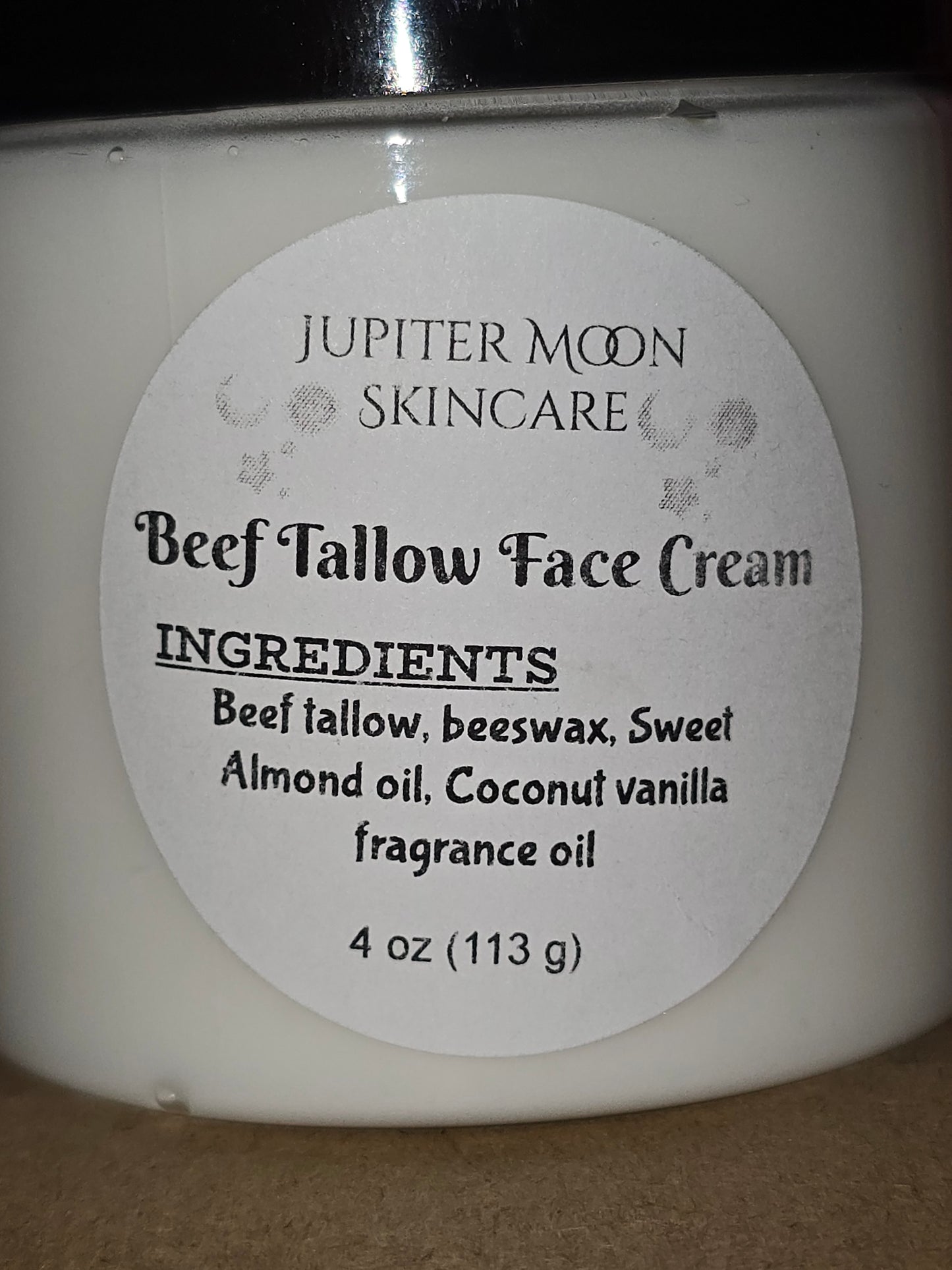 Beef Tallow Face Cream 4oz