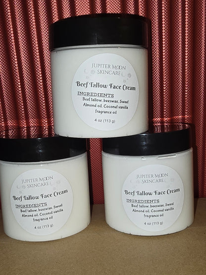 Beef Tallow Face Cream 4oz