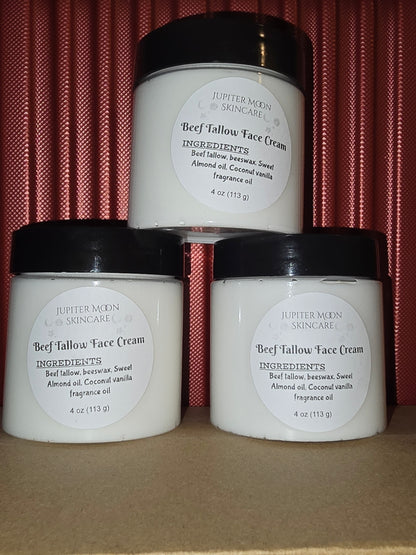 Beef Tallow Face Cream 4oz