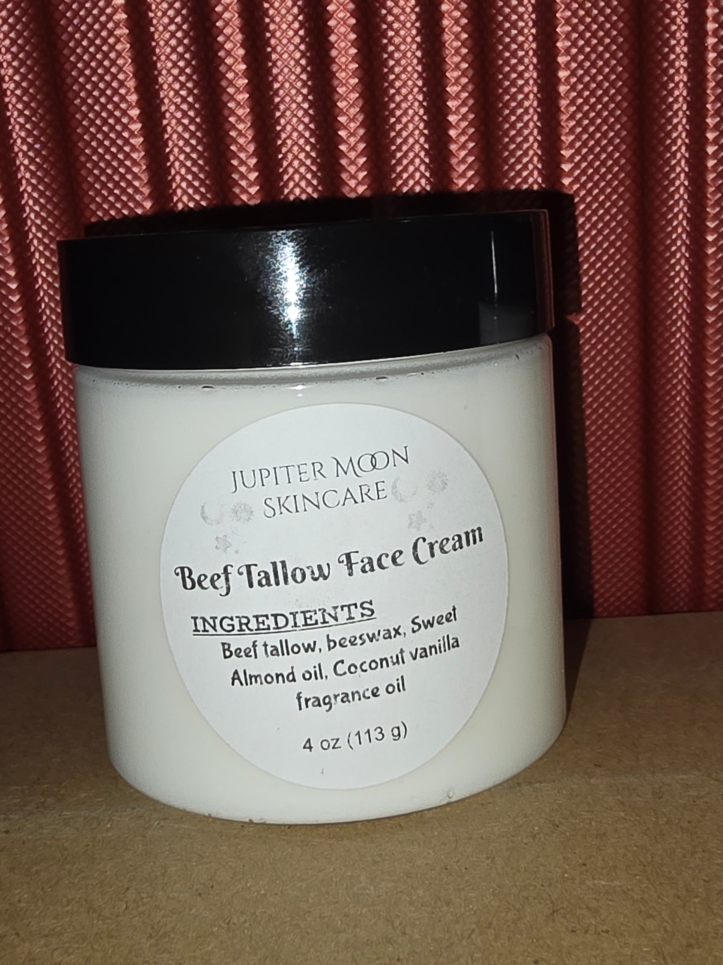 Beef Tallow Face Cream 4oz