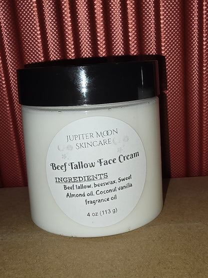 Beef Tallow Face Cream 4oz