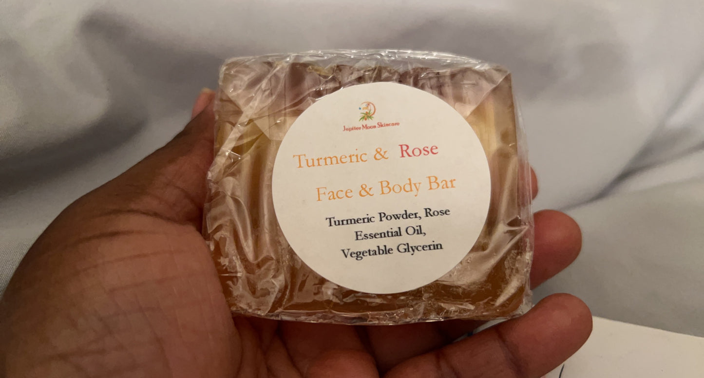 Turmeric and Rose Face/Body Bar